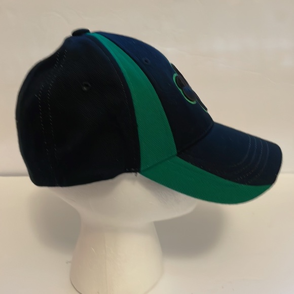 Notre Dame fighting Irish black and green Shamrock baseball hat cap Zephyr Zhat - Picture 5 of 9